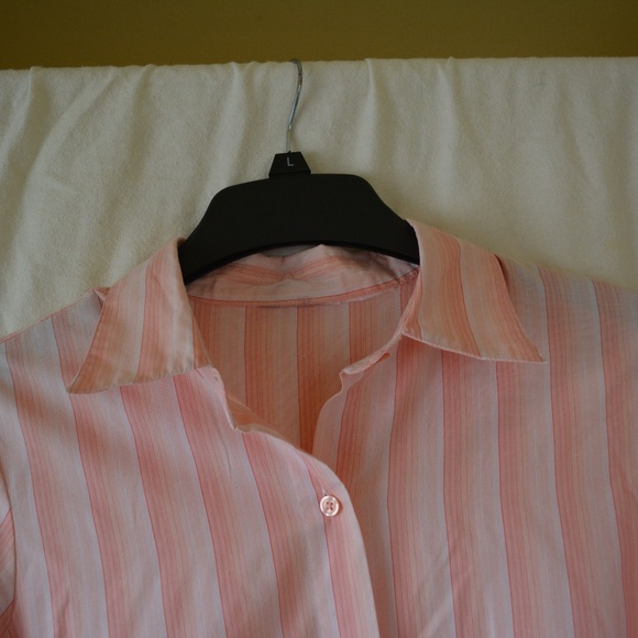 Pink Striped Button Down - Picture 2 of 5